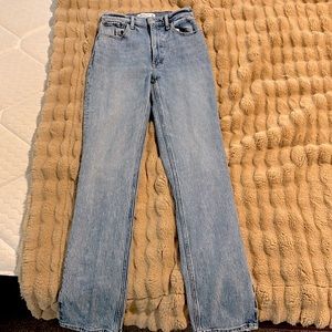 A+F 90’s Ultra High Rise Split Hem